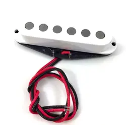 WHITE ALNICO 5 BIG POLE BRIDGE PICKUP FOR FENDER STRATOCASTER/STRAT® PU-SBA-BW