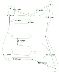 YELLOW PICKGUARD GUITAR