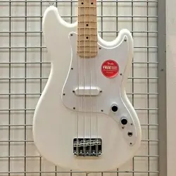 SQUIER BY FENDER SONIC BRONCO BASS ARCTIC WHITE MAPLE