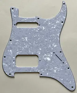 WHITE PEARL PICKGUARD FIT US FENDER STRATOCASTER HS 11 HOLE STRAT GUITAR PARTS