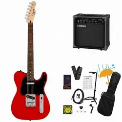 SQUIER BY FENDER SONIC TELECASTER LAUREL FB BK PG TORINO RED YAMAHA GA15II AMPLI
