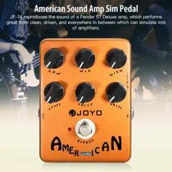 JOYO OVERDRIVE GUITAR EFFECT PEDAL AMERICAN SOUND AMP SIMULATOR FENDER 57 DELUXE