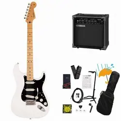 FENDER MADE IN JAPAN HYBRID II STRATOCASTER MAPLE FB ARCTIC WHITE YAMAHA GA15II