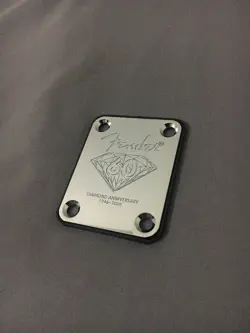 FENDER ELECTRIC GUITAR NECK PLATE SLIVER