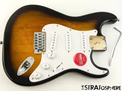 FENDER SQUIER SONIC SERIES STRATOCASTER STRAT LOADED BODY 2TS SUNBURST