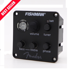 FISHMAN FENDER  PREAMP ISYS PIEZO PICKUPS TUNER 47 ACOUSTIC GUITAR PICKUP