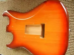 GENUINE FENDER PLAYER HSH STRATOCASTER STRAT BODY AGED CHERRY BURST PLUS TOP