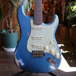 FENDER CUSTOM SHOP 1964 STRATOCASTER HEAVY RELIC AGED LAKE PLACID BLUE