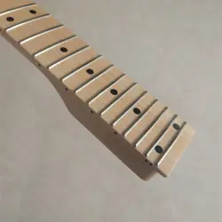 GLOSS 24 FRET MAPLE GUITAR NECK PART FOR DIY FENDER REPLACEMENT