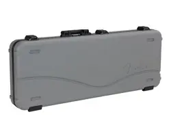 FENDER DELUXE MOLDED STRAT/TELE CASE - SILVER/BLUE