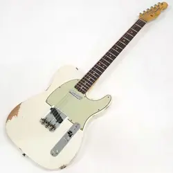 FENDER CUSTOM SHOP 1963 TELECASTER RELIC / AGED OLYMPIC WHITE #GG4IA