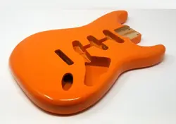 REPLACEMENT BODY FOR FENDER STRATOCASTER STRAT, ALDER - CAPRI ORANGE