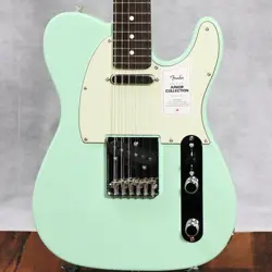 FENDER MIJ JUNIOR COLLECTION TELECASTER ROSEWOOD FINGERBOARD SATIN SURF GREEN