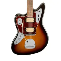 FENDER ARTIST SERIES KURT COBAIN JAGUAR LEFT-HANDED 3-COLOR SUNBURST ELECTRIC GU