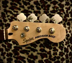 LOADED FENDER SQUIER AFFINITY PRECISION BASS NECK - WITH TUNERS AND STRING TREE