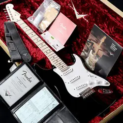 FENDER CUSTOM SHOP ARTIST SERIES ERIC CLAPTON SIGNATURE STRATOCASTER BLACK WEIGH