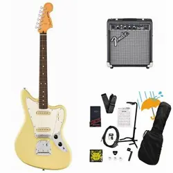 FENDER PLAYER II JAGUAR ROSEWOOD FB HIALEAH YELLOW FENDER 10W AMPLIFIER INCLUDED