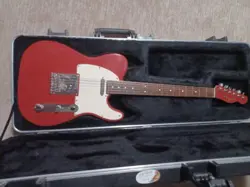2009 FENDER FSR TELECASTER SPECIAL EDITION FIESTA RED MADE IN USA