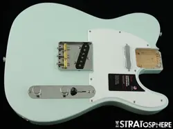 AMERICAN PERFORMER FENDER TELECASTER TELE LOADED BODY USA SATIN SONIC BLUE