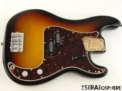 FENDER AV II AMERICAN VINTAGE 1960 PRECISION P BASS LOADED BODY SUNBURST