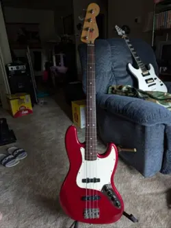 FENDER JAZZ DELUXE ACTIVE BASS GUITAR MIM