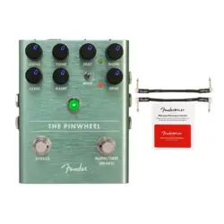 FENDER THE PINWHEEL ROTARY SPEAKER EMULATOR PEDAL WITH CABLE AND PREPAID CARD