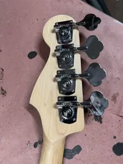 FENDER SQUIER JAZZ BASS NECK WITH TUNERS