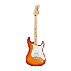 FENDER SQUIER AFFINITY SERIES STRATOCASTER FMT HSS GUITAR (SIENNA SUNBURST)