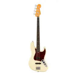 FENDER AMERICAN PROFESSIONAL II JAZZ BASS ROSEWOOD FINGERBOARD OLYMPIC WHITE