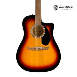 FENDER FA-125CE DREADNOUGHT, WALNUT FINGERBOARD - SUNBURST