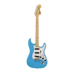 FENDER MADE IN JAPAN LIMITED INTERNATIONAL COLOR STRATOCASTER GUITAR MAUI BLUE