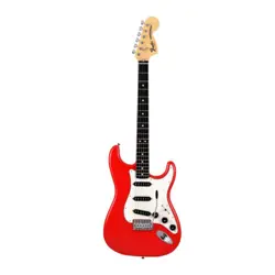 FENDER MADE IN JAPAN LIMITED INTERNATIONAL COLOR STRATOCASTER GUITAR RED