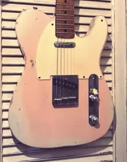 FENDER JAPAN TELECASTER U SERIAL RELIC SHELL PINK