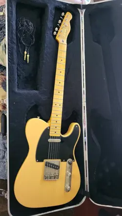 2012 FENDER SQUIER TELECASTER CLASSIC VIBE 50S GUITAR BUTTERSCOTCH BLONDE