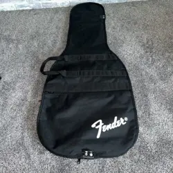 FENDER® PADDED ELECTRIC GUITAR CARRY CASE GIG BAG BLACK SOFT SHELL