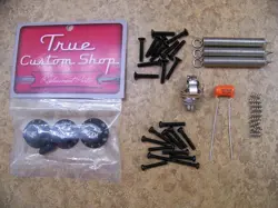 GUITAR PARTS FOR FENDER STRATOCASTER & TRUSS ROD COVERS FOR PRS, GIBSON, IBANEZ.