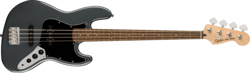 FENDER SQUIER AFFINITY 4-STRING ELECTRIC  JAZZ BASS, CHARCOAL FROST METALLIC