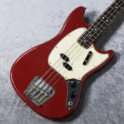 FENDER 1966 MUSTANG BASS - RED - 3.54KG FIRST YEAR