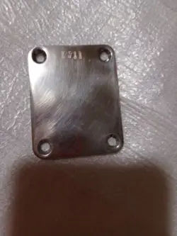 1955 VINTAGE FENDER NECK PLATES  FOR  TELE  STRAT AND BASS