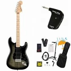 SQUIER BY FENDER AFFINITY SERIES STRATOCASTER FMT HSS MAPLE FB BK PG BLACK BURST