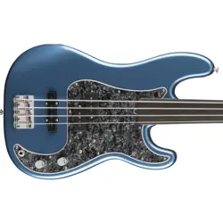 FENDER TONY FRANKLIN FRETLESS PRECISION BASS LAKE PLACID BLUE