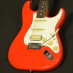 FENDER MEXICO PLAYER II STRATOCASTER HSS CORAL RED USED MAPLE NECK W/SOFT CASE