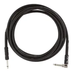 FENDER PROFESSIONAL SERIES INSTRUMENT CABLE STRAIGHT-ANGLE 10-FT BLACK
