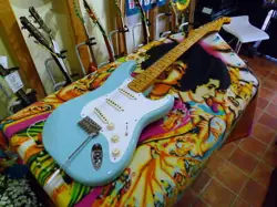 FENDER MEXICO CLASSIC SERIES  50S STRATOCASTER DAPHNE BLUE NO.YG784