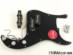 FENDER SQUIER AFFINITY PRECISION BASS PJ LOADED PICKGUARD BASS GUITAR BLACK
