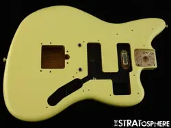 FENDER PLAYER II JAGUAR SERIES BODY, MODERN GUITAR PARTS ALDER, HIALEAH YELLOW