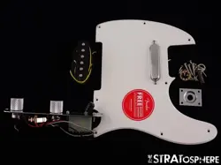 FENDER SQUIER SONIC TELE LOADED PICKGUARD TELECASTER GUITAR PREWIRED WHITE