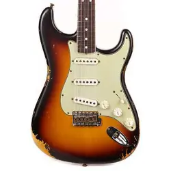 FENDER CUSTOM SHOP '60S STRATOCASTER THIN SKIN FADED 3-TONE SUNBURST