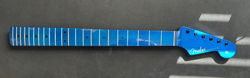 BLUE MAPLE ELECTRIC GUITAR NECK FITS FENDER CUSTOM SHOP STRAT