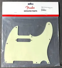 GENUINE FENDER AMERICAN STANDARD TELECASTER 8-HOLE PICKGUARD - PARCHMENT